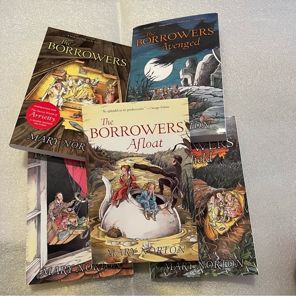 Mary Norton The Complete Adventures of the Borrowers: 5-Book Paperback Box Set - Picture 4 of 8